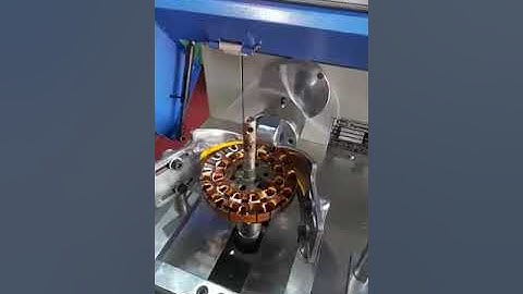 Old Stamping with shaft Re-winding by CNC Winding Machine Full Automatic