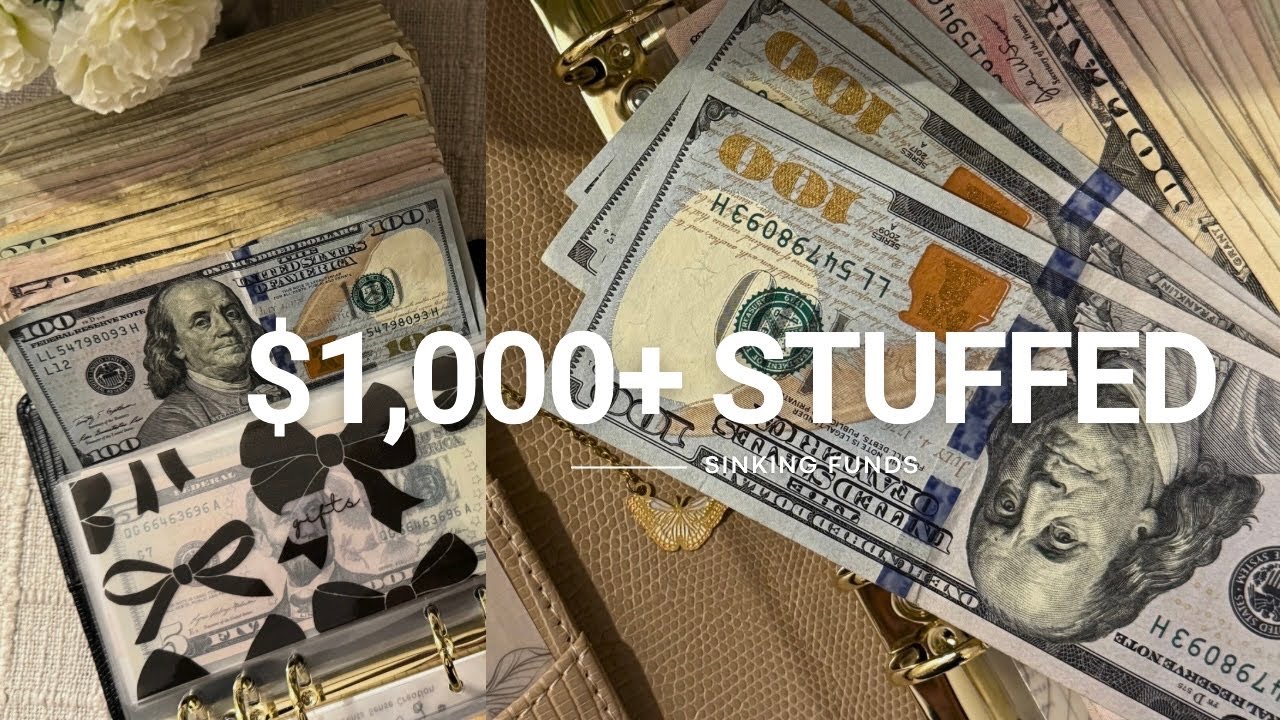 Watch Me Cash Stuff $1,000+ | Allocating & Organizing My Sinking Funds! 💵