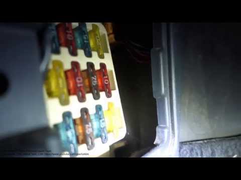 How to replace radio fuse Toyota Corolla. Years 1991 to 2000