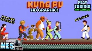Kung-Fu (NES) Playthrough - HD Graphics Version [No Damage] || Mesen HD Pack Games screenshot 2