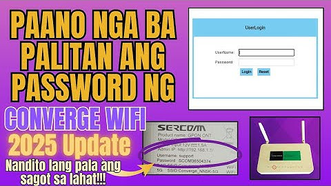 How to Change Password of Converge Wifi 2025 | Step-By-Step Guide to Change Wifi Password