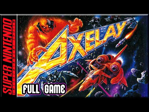 Axelay - Full Game Walkthrough - SNES