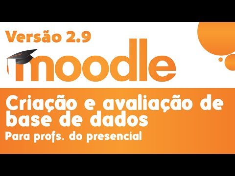 Tutorial Moodle para Professores - Criação e Configuração de Base de Dados