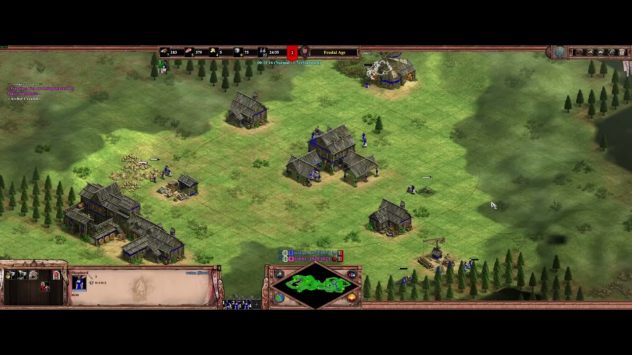 Age Of Empires 2 DE - low elo game play - Slavs vs Huns. Arabia.