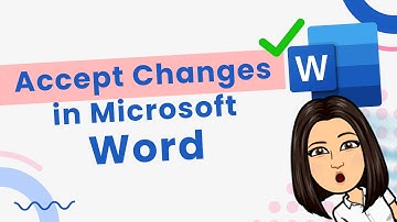 Microsoft Word: Accept Changes
