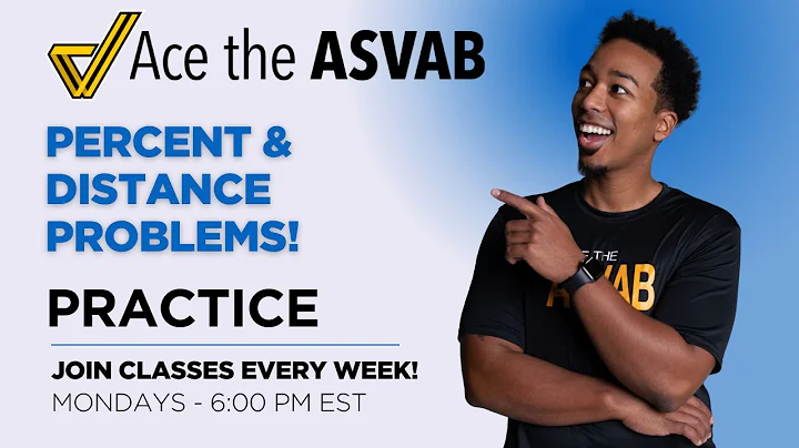 ASVAB Arithmetic Reasoning: Percent Word Problems & Distance-Time Questions Explained