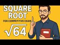  "Square &amp; Square Root Tricks 😱 | 5 Second Mein Solve Karo | Exam Shortcut 2025 💥"📚 