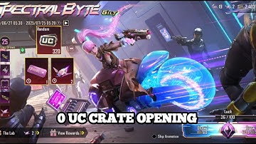 SPECTRAL BYTE NEW ULTIMATE SET CREATE OPENING | 0 UC CRATE OPENING IN BGMI/PUBG MOBILE