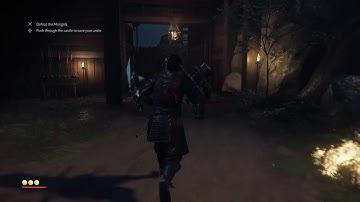 Push through the castle to save your uncle - Ghost of Tsushima