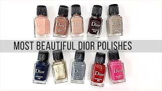 10 BEST DIOR Nail Polishes from my collection 💫