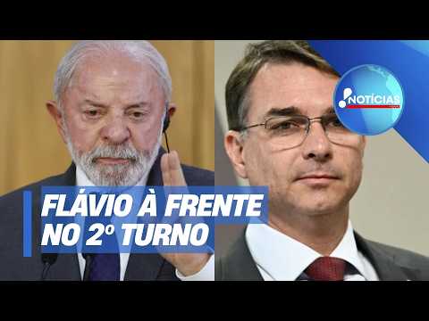 Pesquisa Real Time Big Data: Flávio Bolsonaro tem 46% contra 45% de Lula no 2º turno