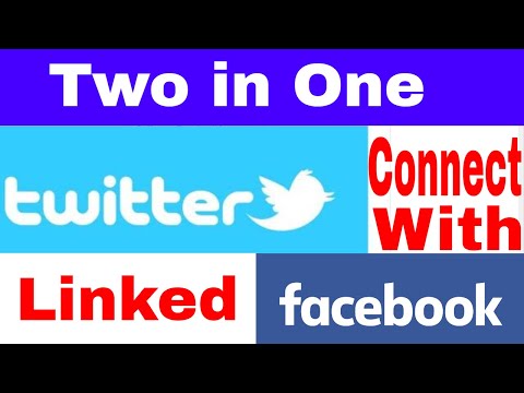 How to link twitter on Facebook - Linked Facebook with twitter 2019