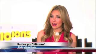 Thalia y Ricky Martin unidos por "Minions" (Info7 - 04.06.2015)