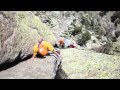Classic multipitch climbing frank sanders climbs durrance route 57 at devils tower wyoming