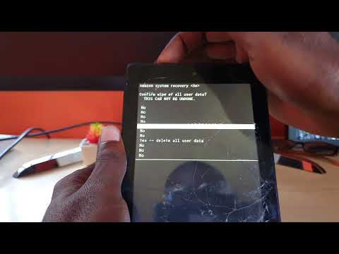 Amazon Fire Tablet Factory Reset