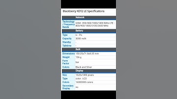 Blackberry Key 2 LE Coming Soon || Full Specification || #shorts
