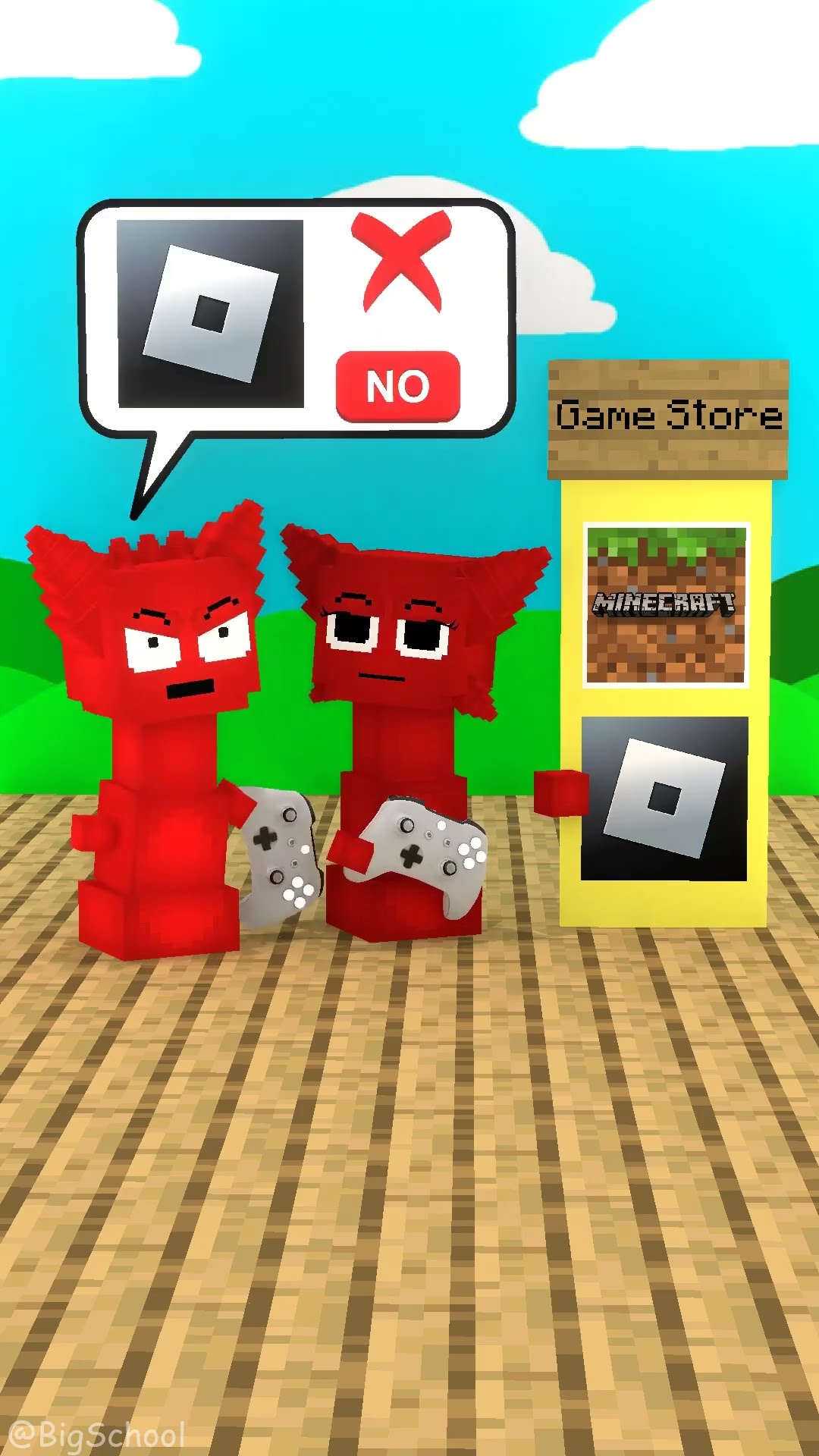 Do you choose Minecraft or Roblox?! ?
