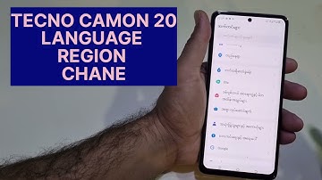Tecno Camon 20 Language And Region Change Forget Setting