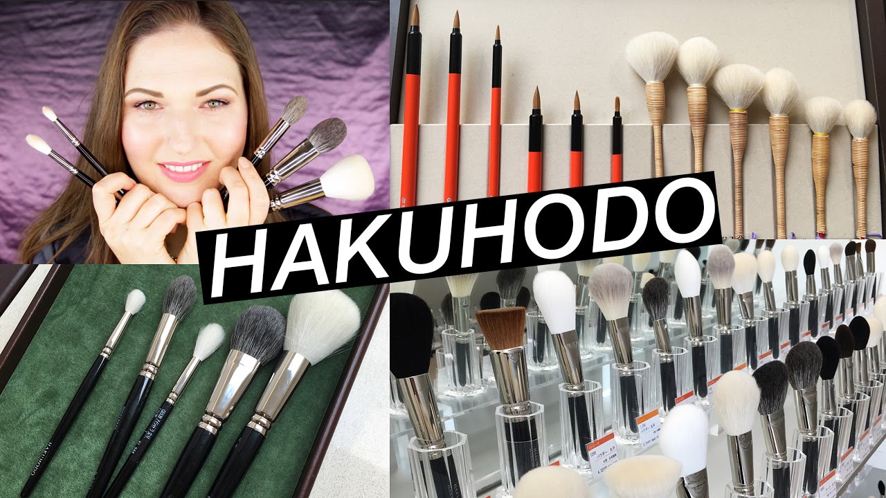 Japanese Makeup Brushes: HAKUHODO Flagship Store Haul
