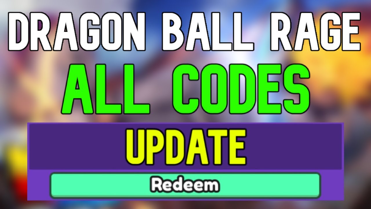 New Dragon Ball Rage Codes Roblox Dragon Ball Rage Codes (January