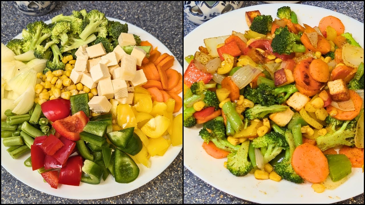 Healthy Vegetable Stir Fry weight Loss Recipe Sauteed Vegetables
