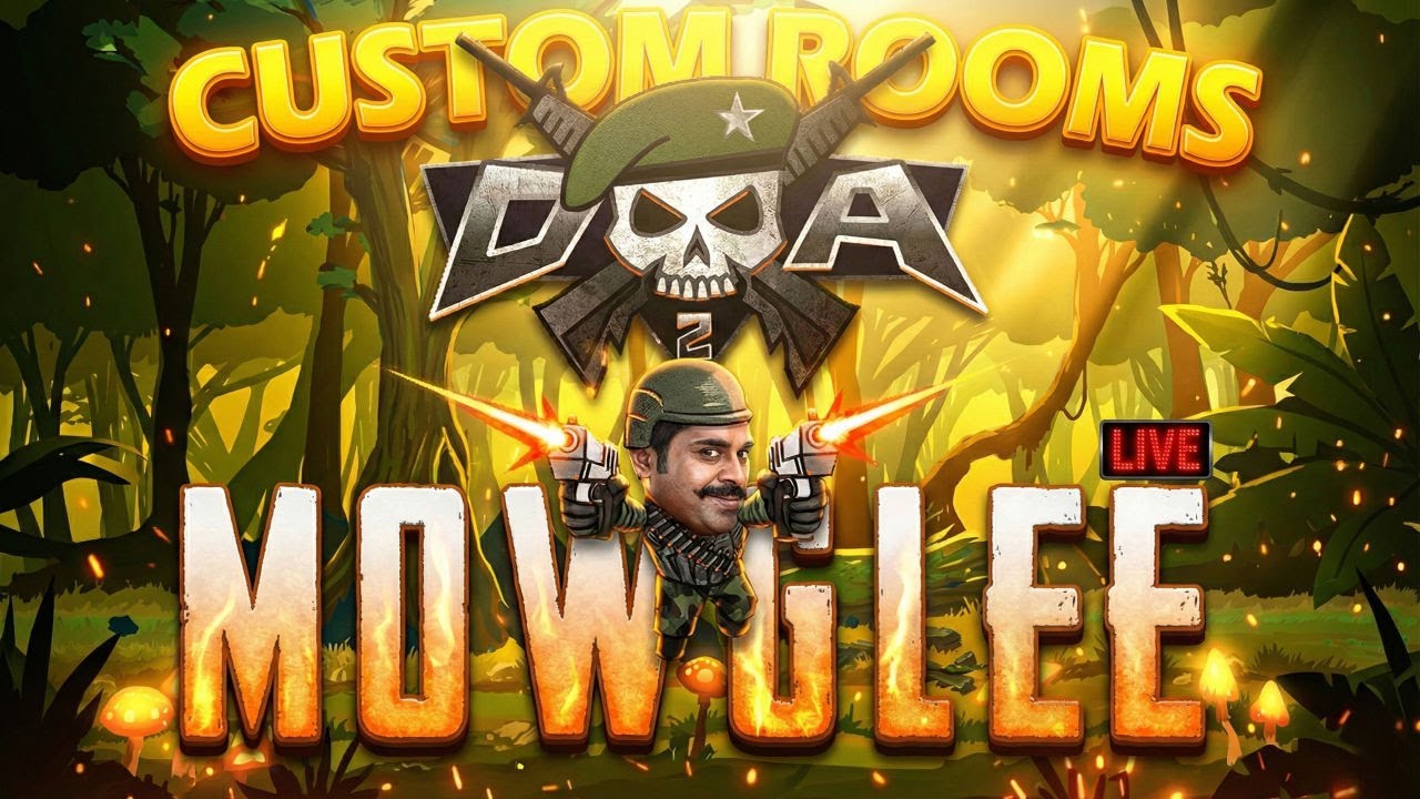 LIVE Mini Militia മലയാളം | Unlimited Custom Rooms — Join Now! 🔴