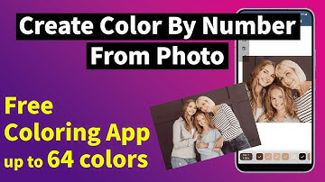 Create color by number from photo & enjoy coloring with PBN+, Free custom coloring app