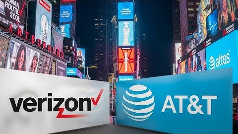 Verizon vs. AT&T | Times square, NY | Cellular Network Speed Testing in New York City