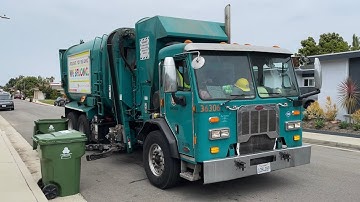 City of Los Angeles: Peterbilt 320 Amrep Side Loader Garbage Trucks