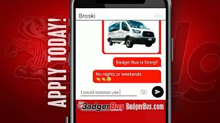 Badger Bus - No nights or Weekends