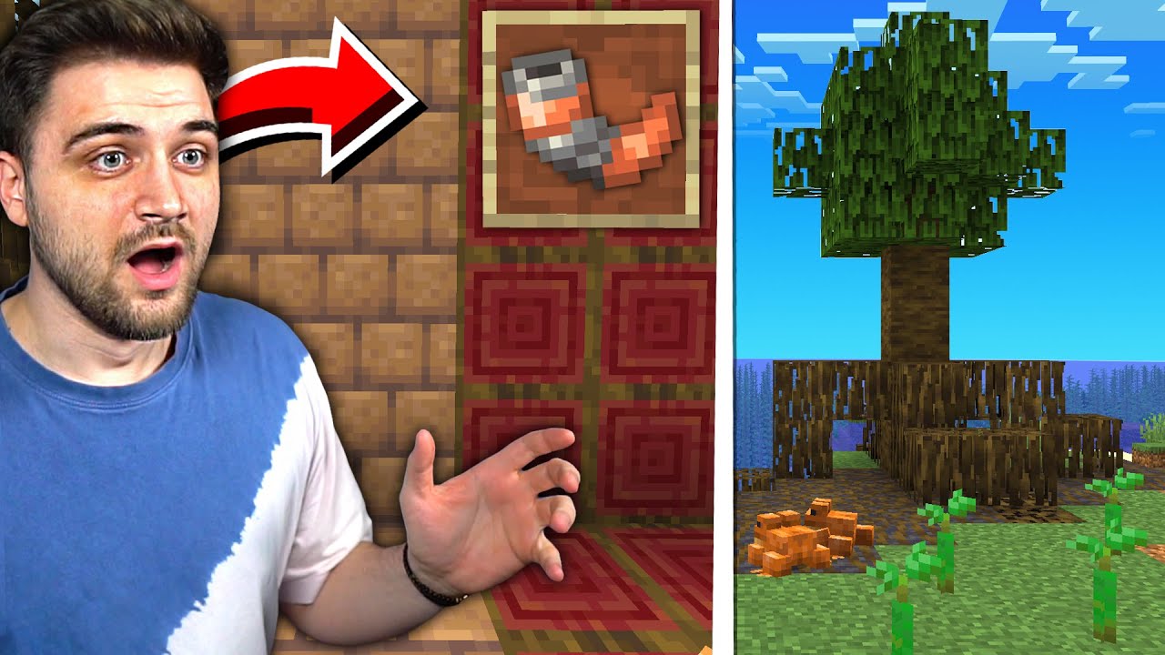 NOUL COPAC cu LEMN ROSU, HORN, BLOCK DE NOROI in MINECRAFT! *PREA TARE*