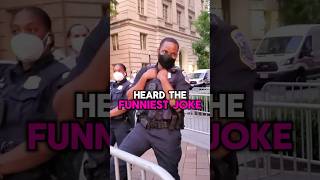 Cop Loses It After Hearing This Joke