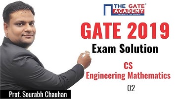 GATE 2019 Answer Key - Paper Analysis for Computer Science Engineering | Engineering Maths - 02