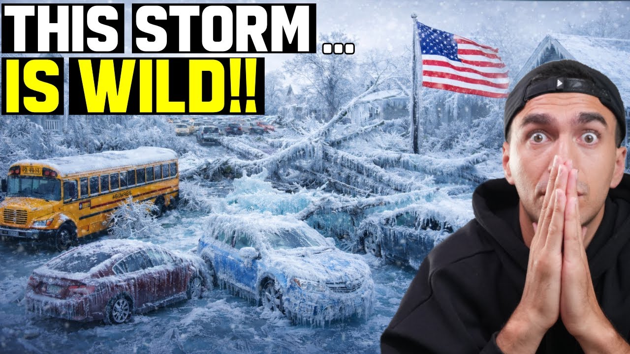 New Zealander Reacts to Extreme ICE STORM Right Now in America!