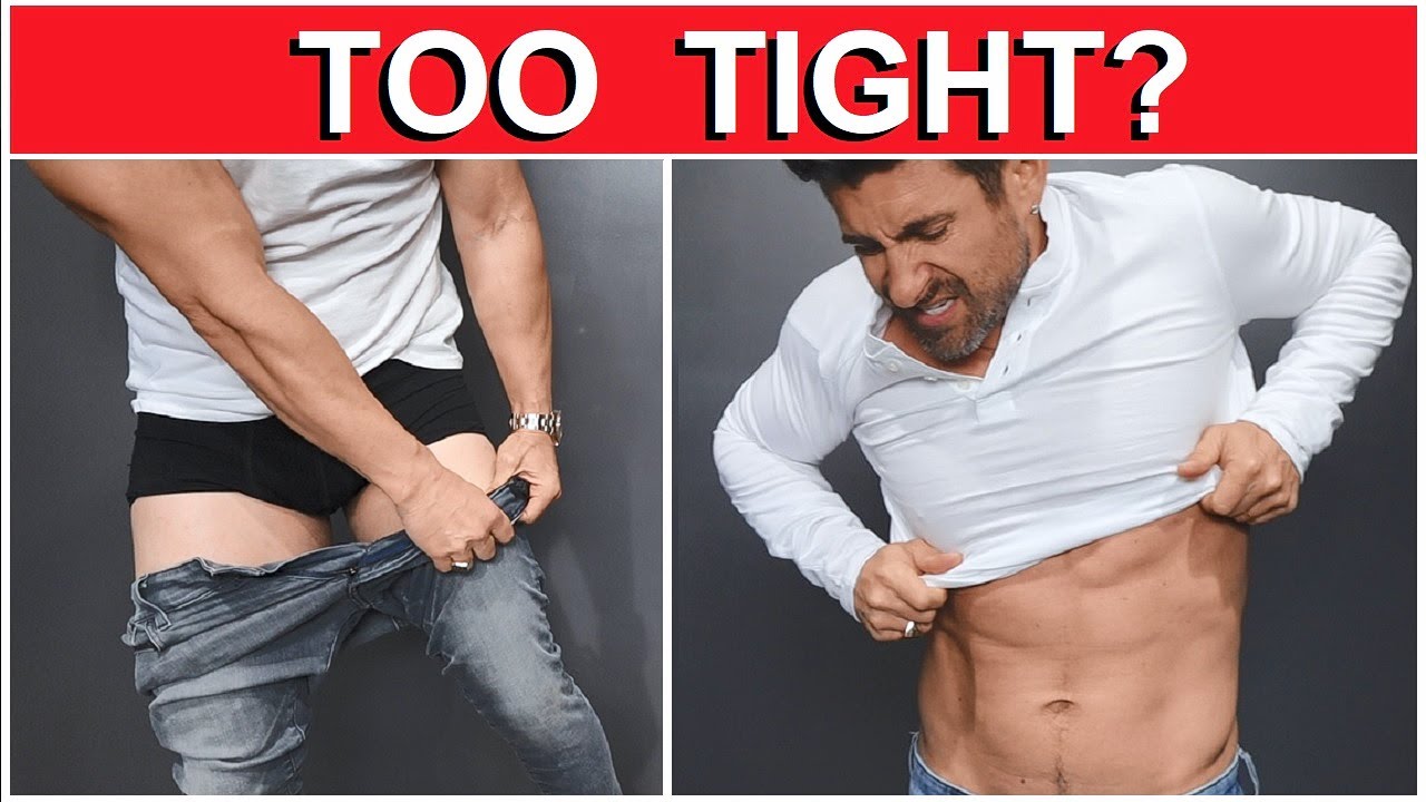 Slim Fit VS. TOO Tight (6 Signs You're Wearing The WRONG size!) 
