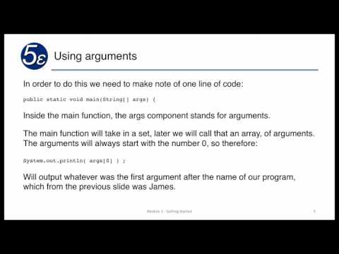 Introduction to Java - Module 2