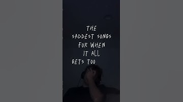 Thumbnail of sad songs for when u feel lost