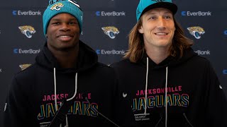 Travis Hunter & Trevor Lawrence Talk Preparation for Rams | Jacksonville Jaguars
