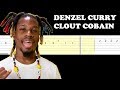 Denzel Curry - CLOUT COBAIN - CLOUT CO13A1N (Easy Guitar Tabs Tutorial)