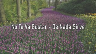 No Te Va Gustar - De Nada Sirve - Letra