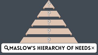 How to Use Maslow's Hierarchy Of Needs To Level Up Your Business!