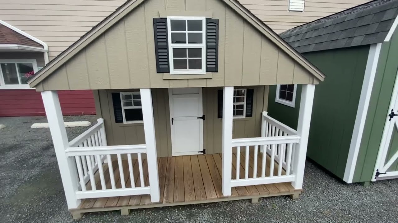 Perfect for Kids! 10X12 Playhouse | This n' That Amish Outlet