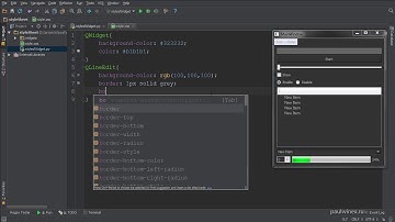 38  PyQt Framework  Стиль для QLineEdit  Простые параметры