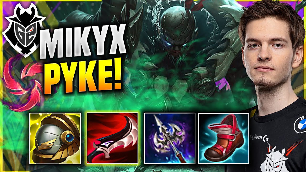 MIKYX CHILLING WITH PYKE SUPPORT! - G2 Mikyx Plays Pyke SUPPORT vs Lux! | Patch 11.15