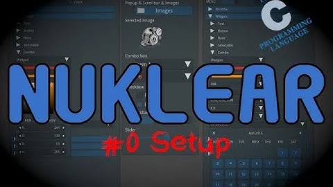 Nuklear tutorial 0 - Set up