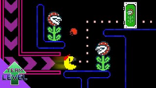 Pac-Man Vs The Super Mario Bros Maze