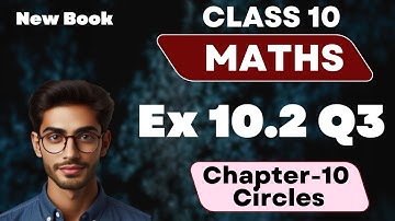 3. If tangents PA and PB from point P to circle with centre O incline ∠ POA is | Class 10 Ex 10.2 Q3