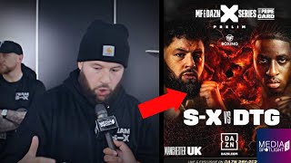 S-X - "I FULLY CAUGHT THE BOXING BUG", FIGHT WITH DTG, TRAINING WITH KSI: MEDIA SPOTLIGHT UK