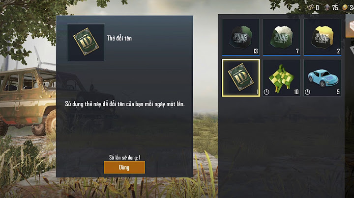 Hướng dẫn đổi tên có dấu trong pubg mobile pc