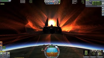KSP: 2 Stage Space Plane Landing